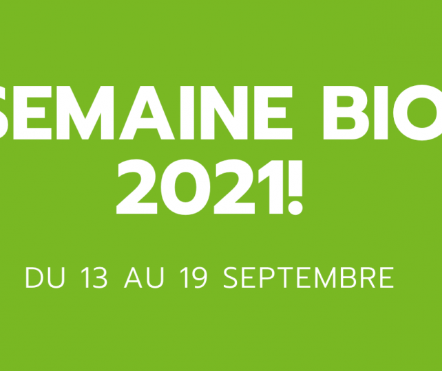 semaine bio 2021